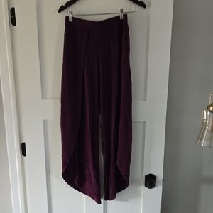 Betabrand Deep Purple Wide Leg Pants